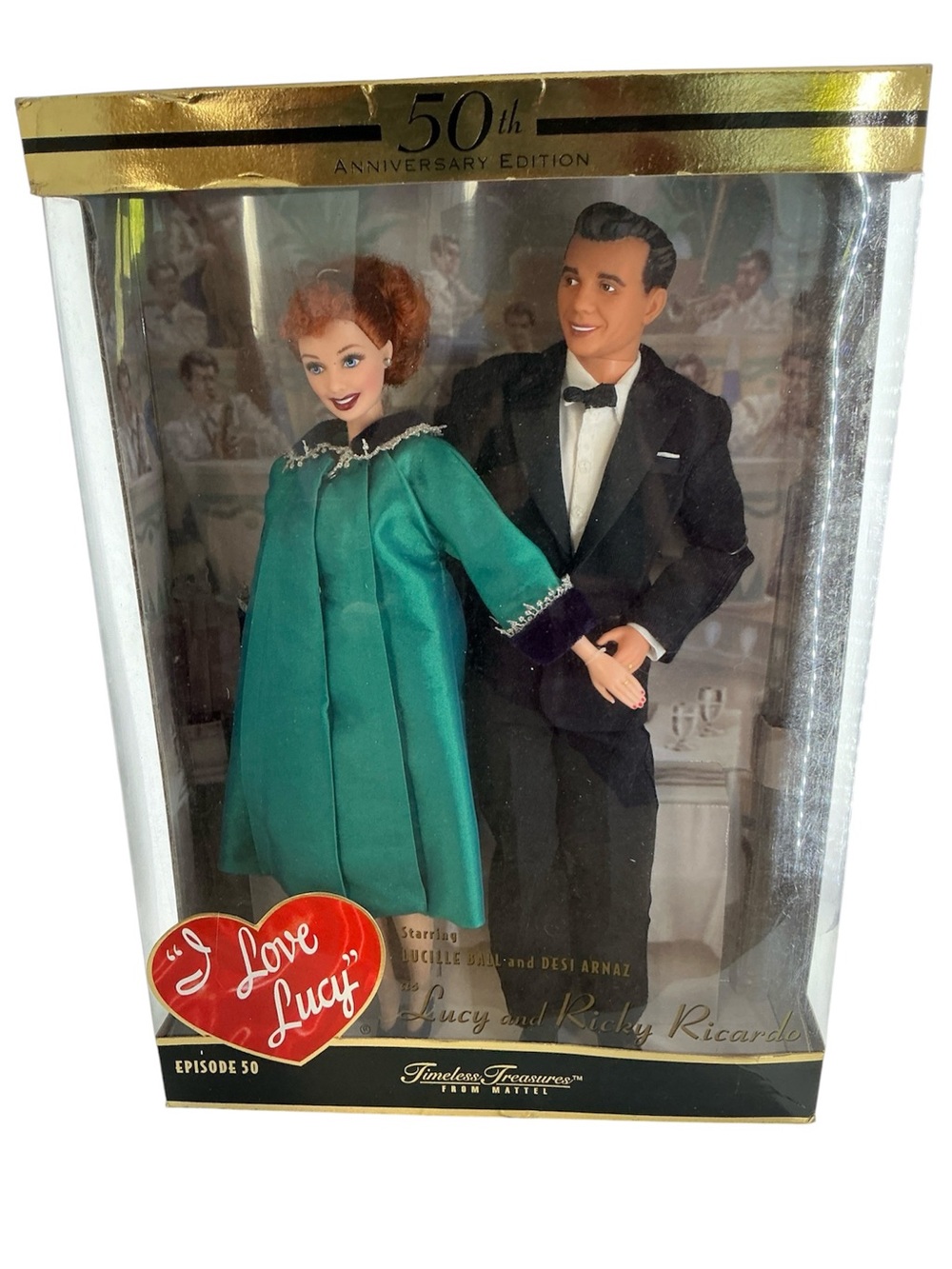NIB 50th Anniversary Edition I Love Lucy Episode 50 Lucy & Ricky Ricardo
